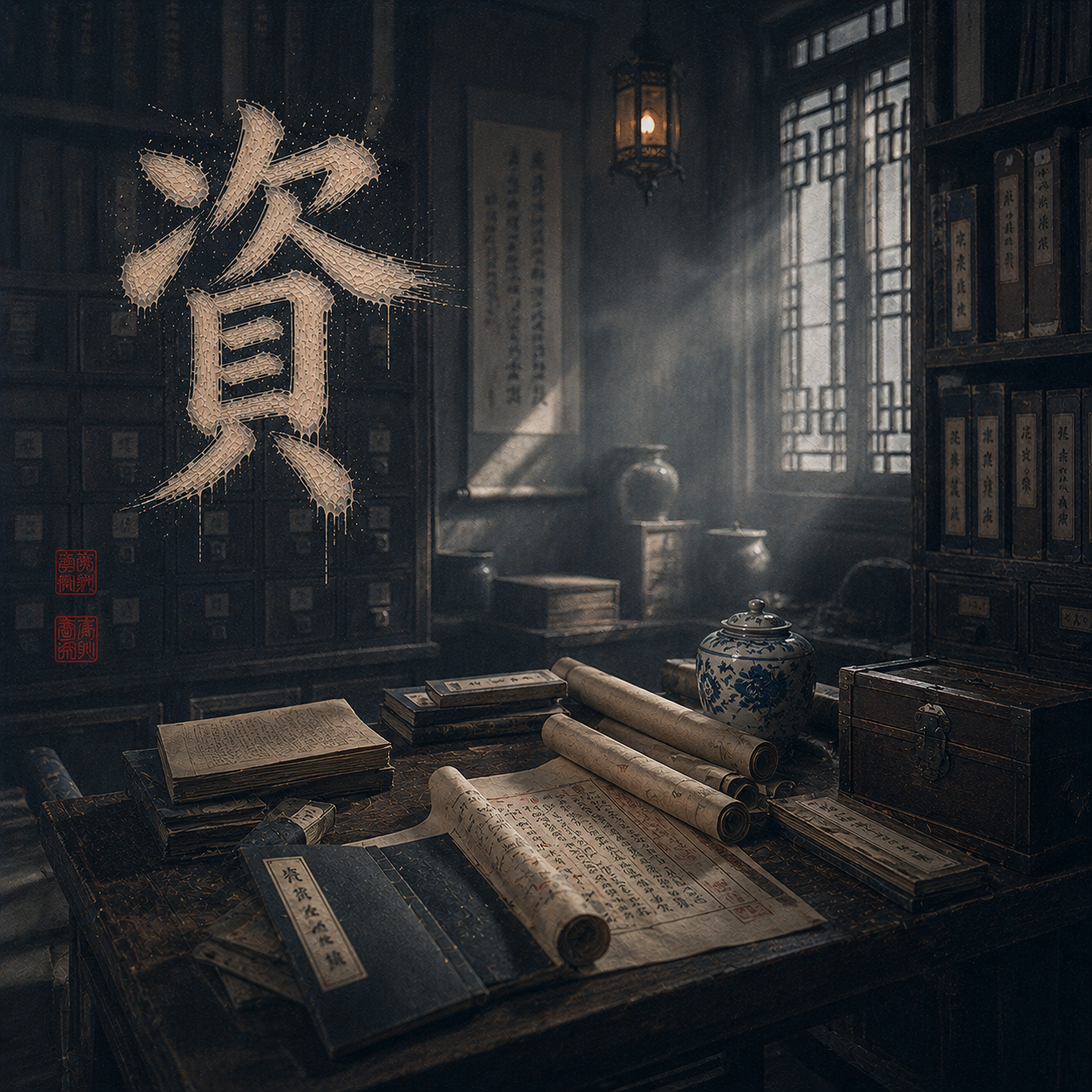 Kanji study for 資