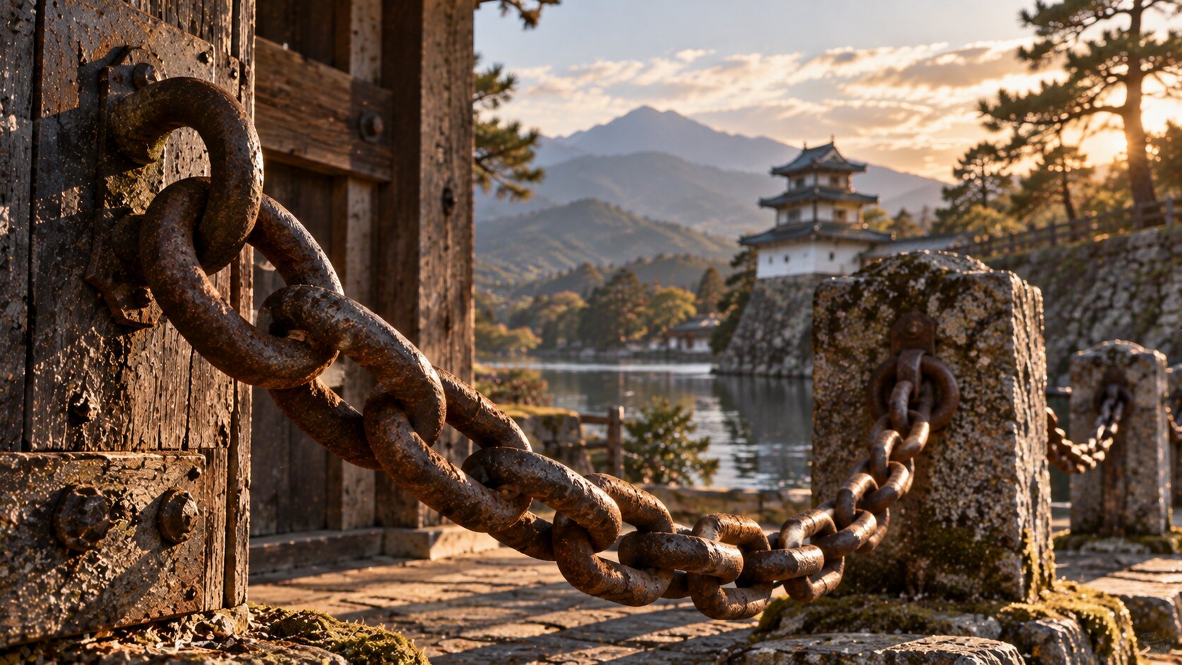 Kanji study for 鎖