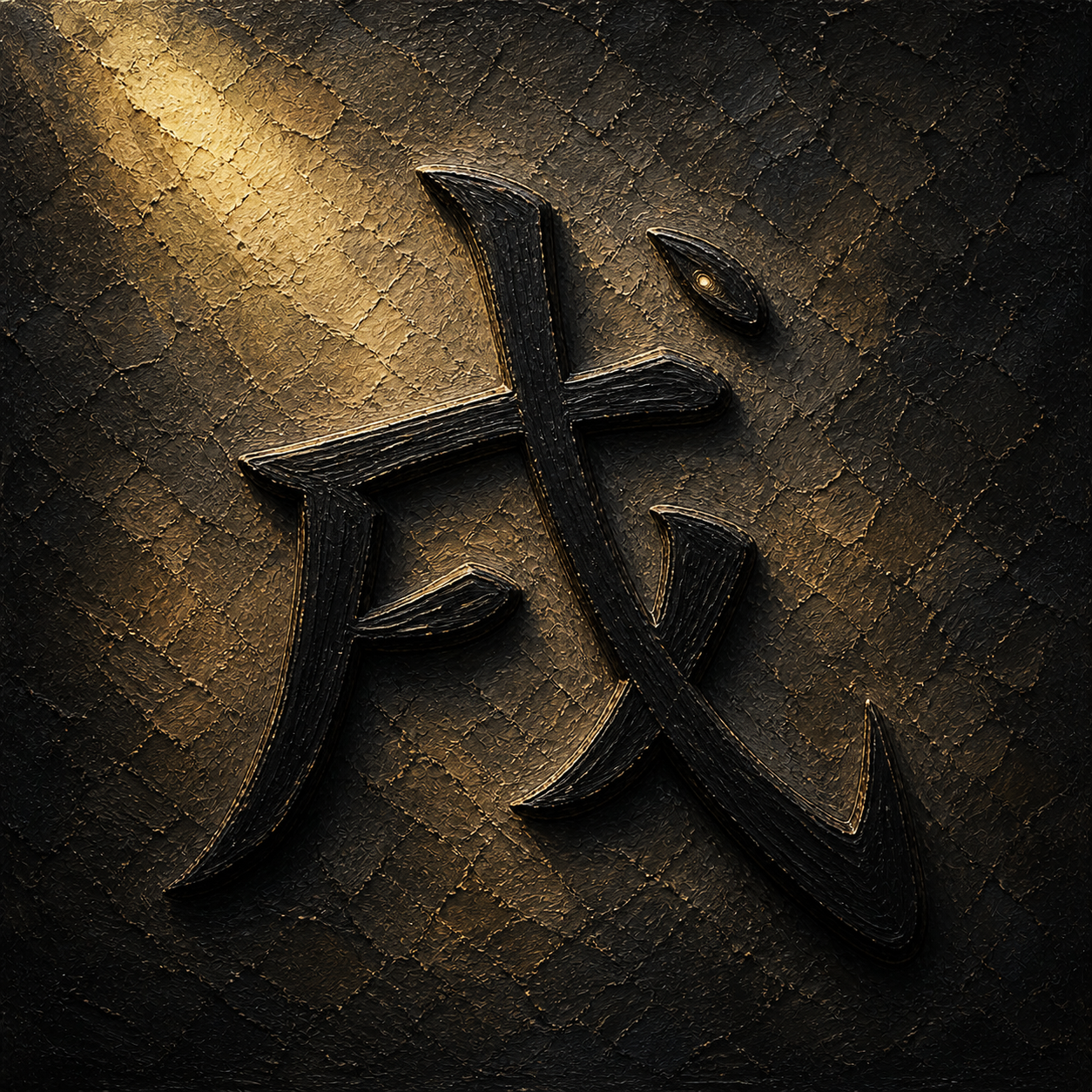 Kanji study for 戌