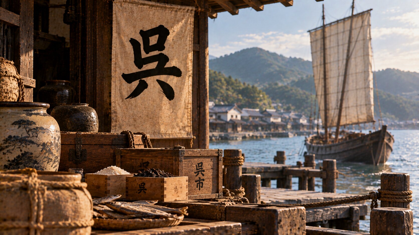 Kanji study for 呉