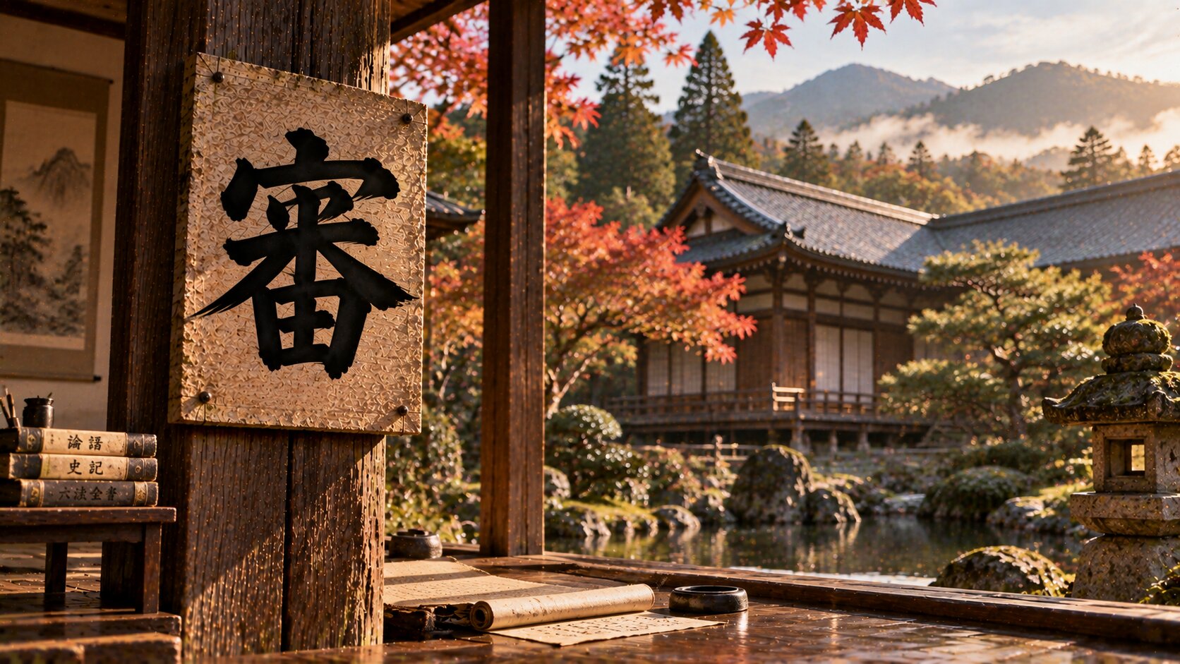 Kanji study for 審