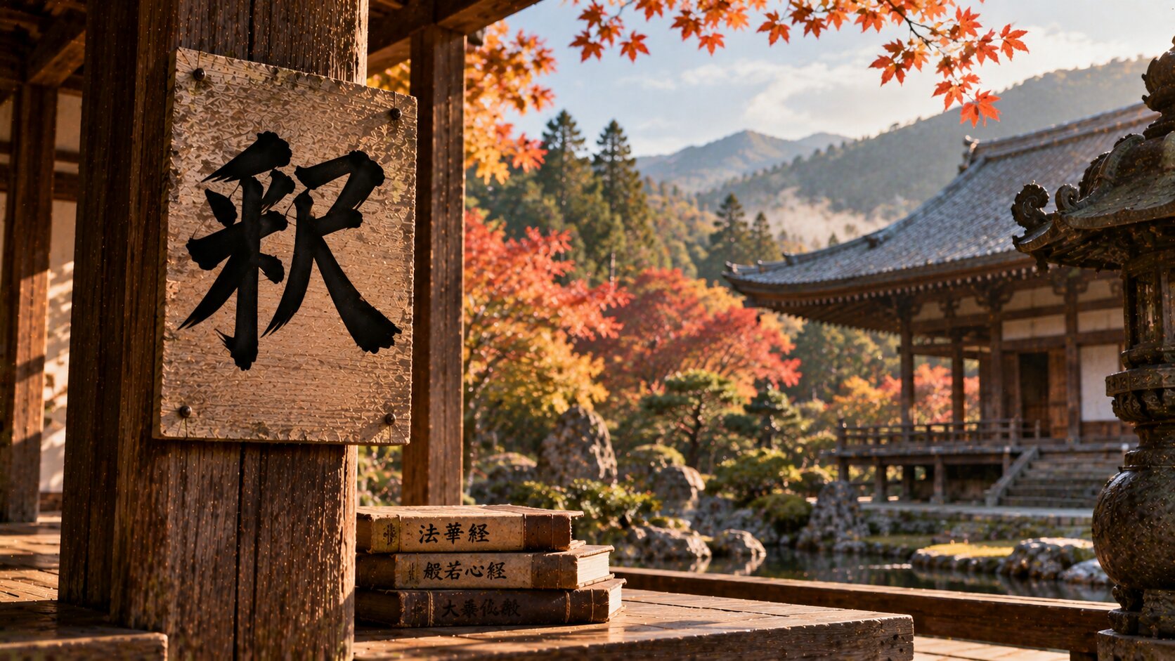 Kanji study for 釈