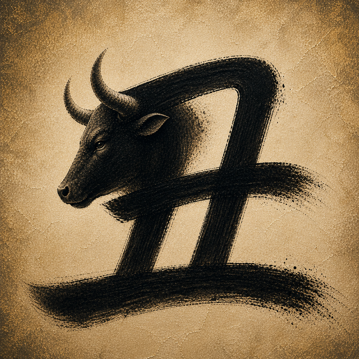 Kanji study for 丑