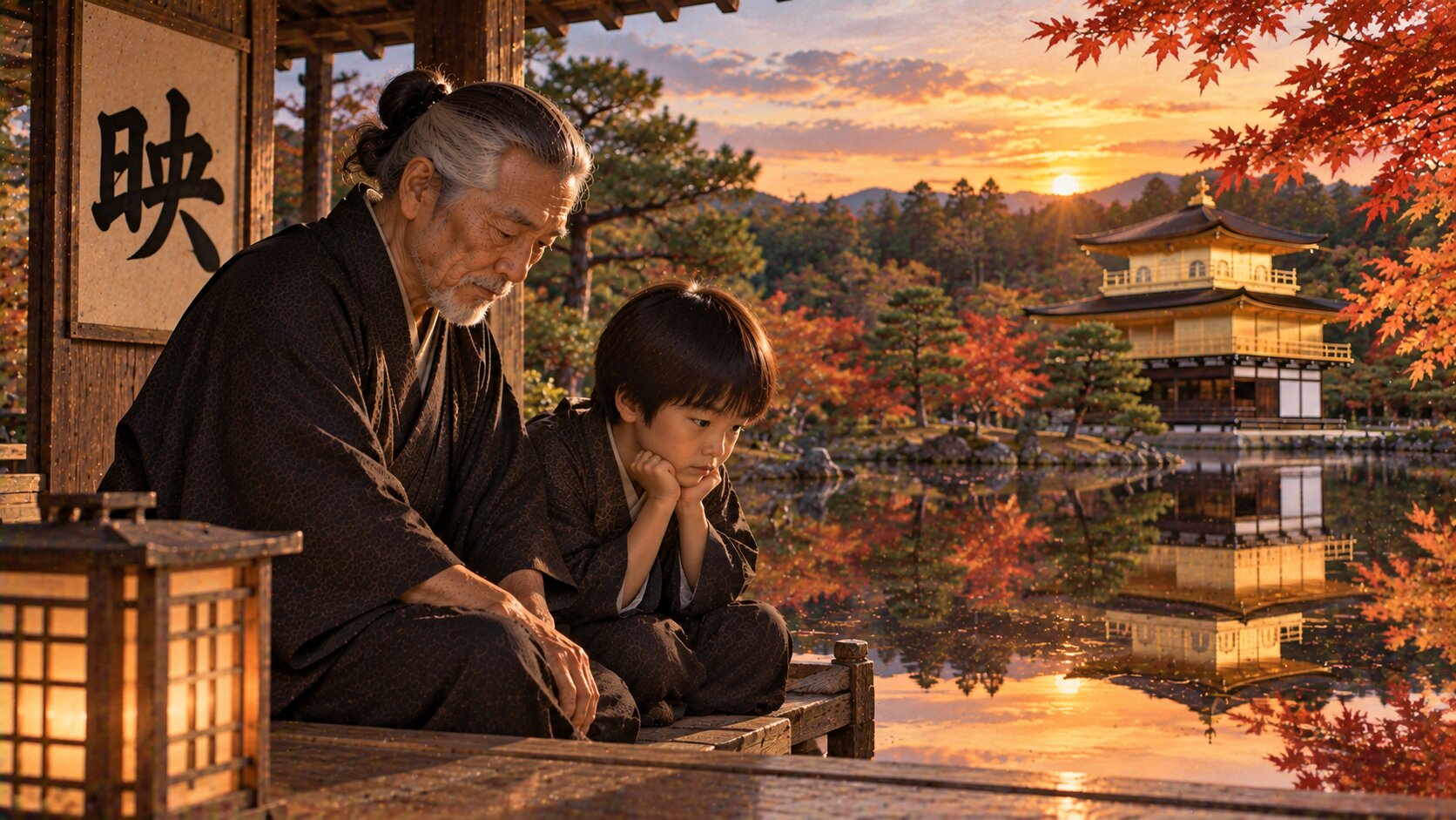 Kanji study for 映