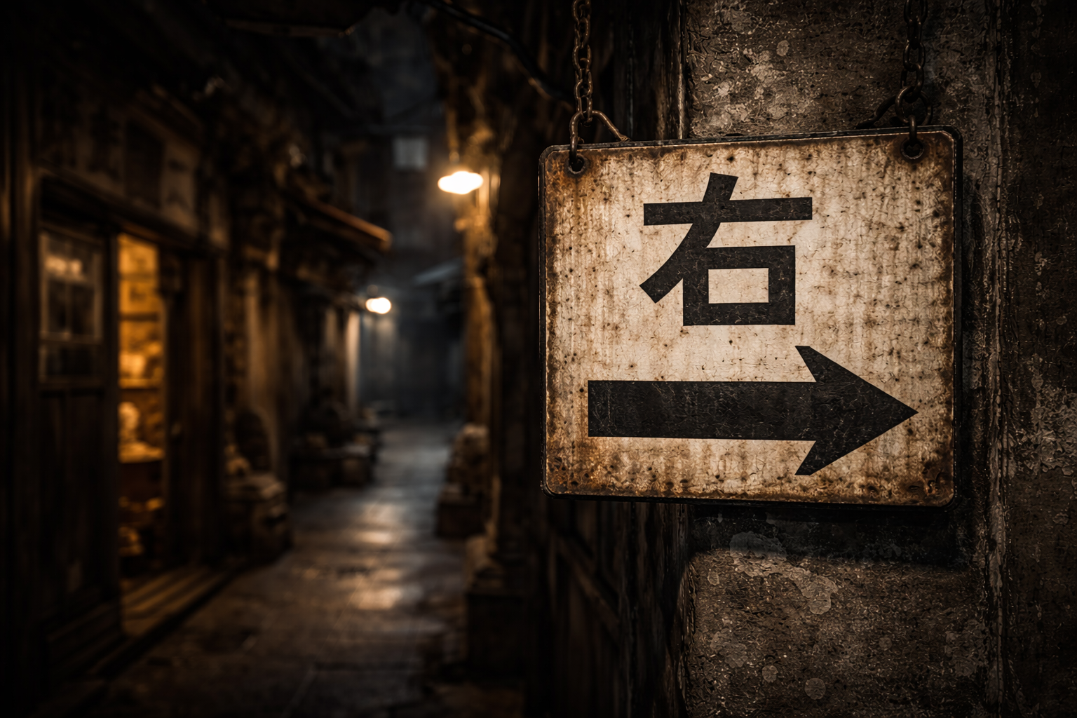 Kanji study for 右