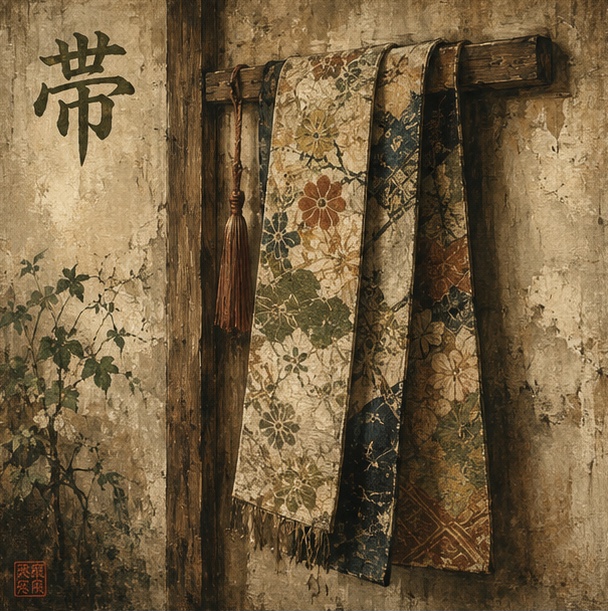 Kanji study for 帯