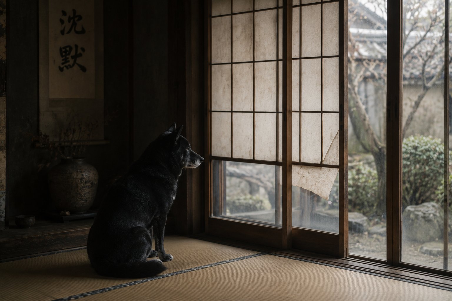 Kanji study for 黙