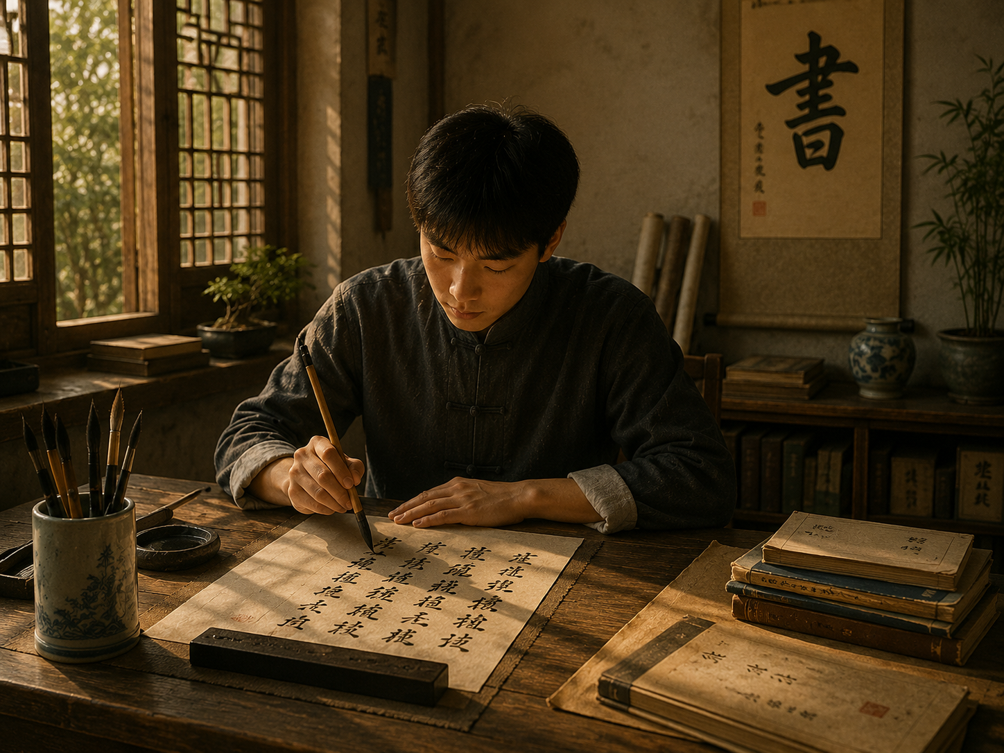 Kanji study for 書