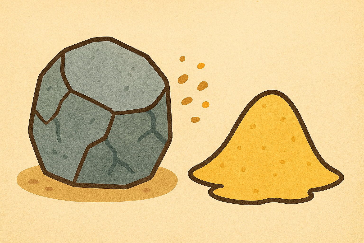 Grains of Sand Kanji Art