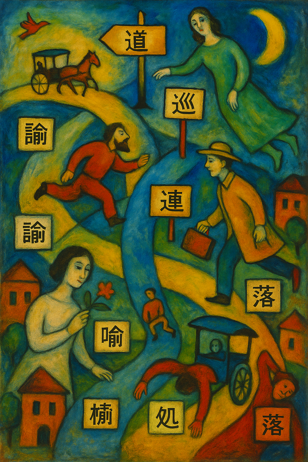 Artistic Kanji Scroll for Chapter 13