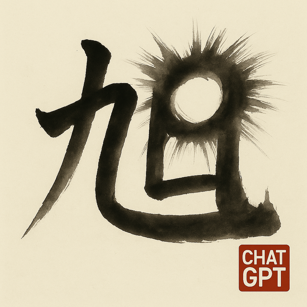 Artistic Kanji Scroll for Chapter 2