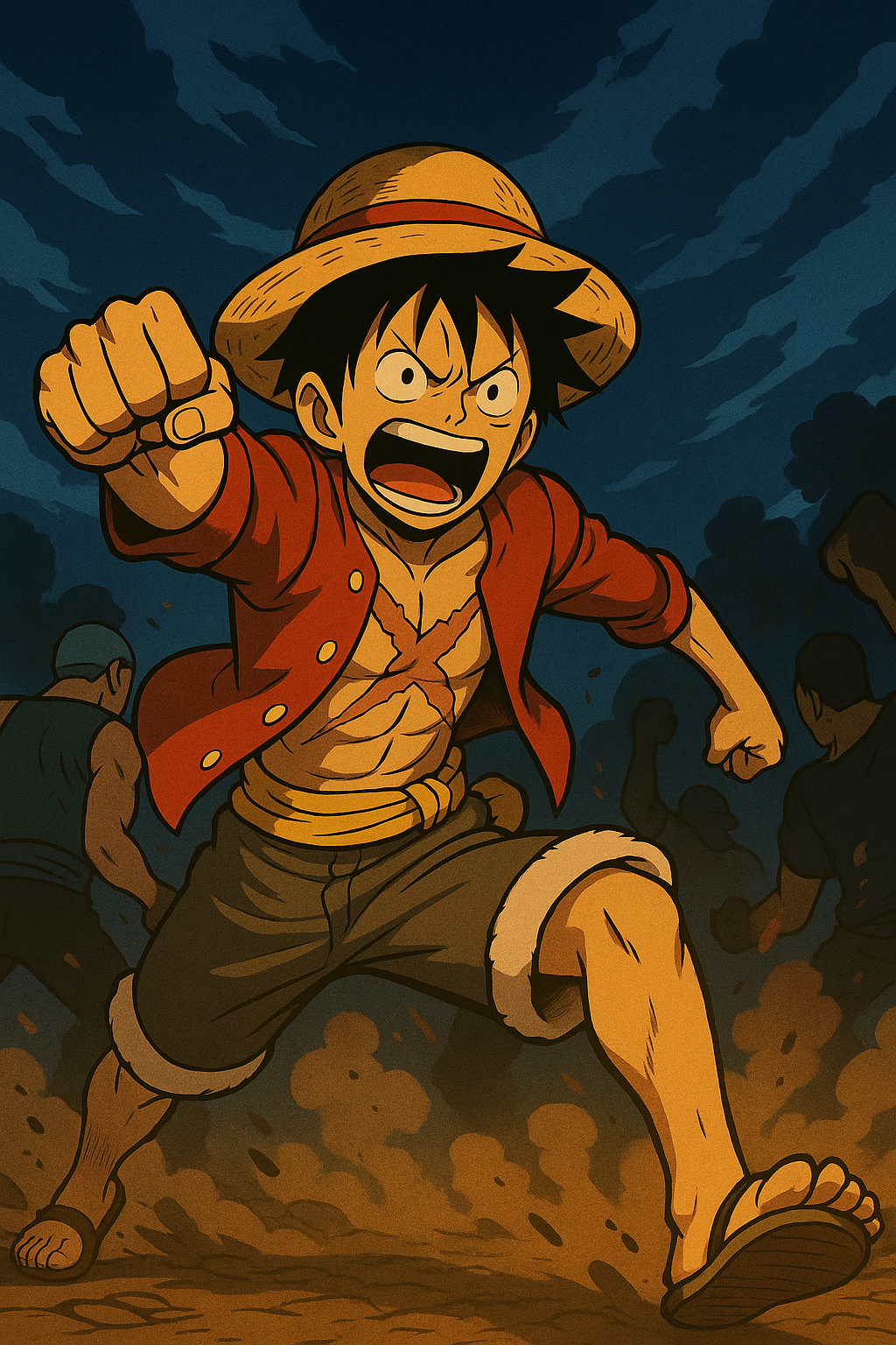 Kanji Illustration for 攻