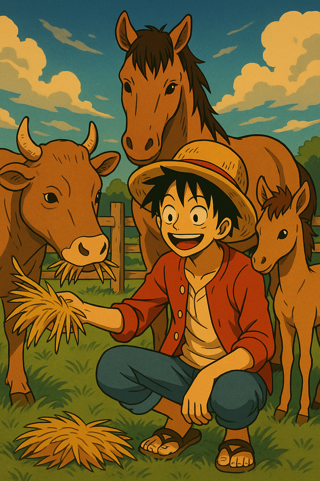 Kanji Illustration for 牧