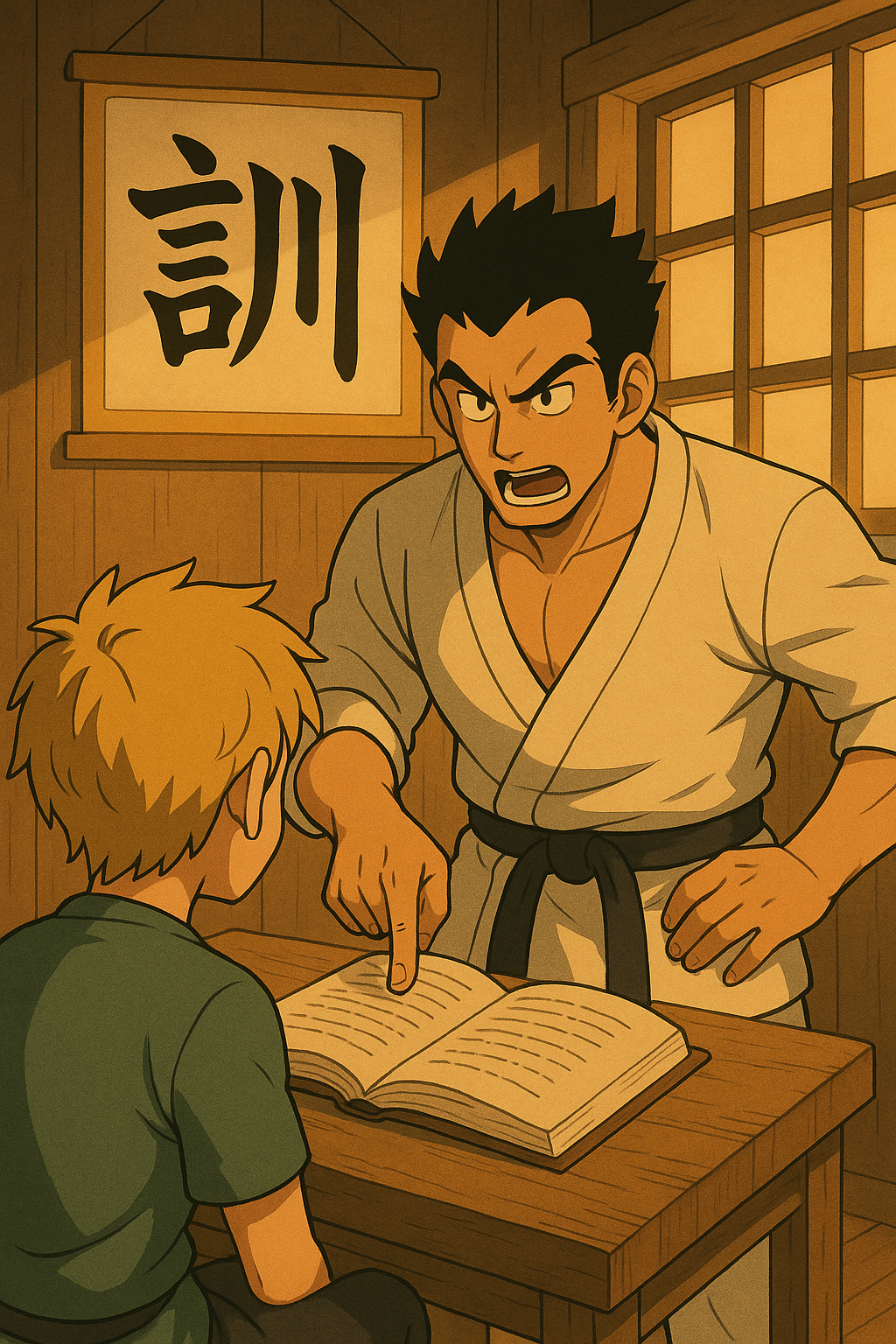 Kanji Illustration for 訓