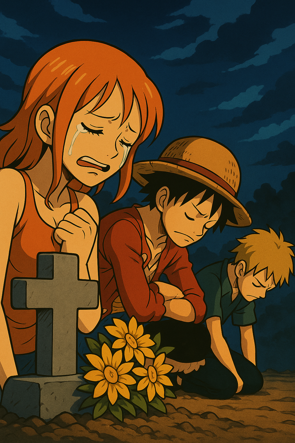 Kanji Illustration for 訃