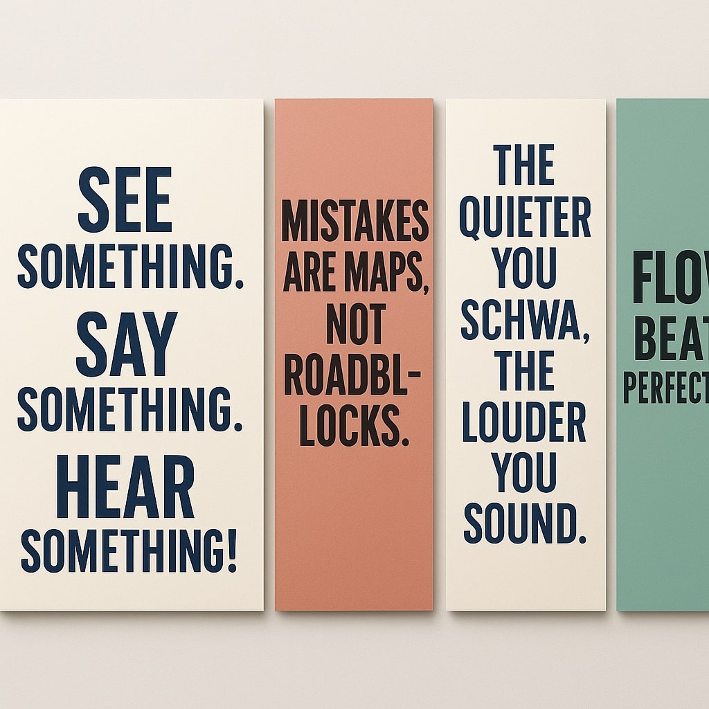 Pronunciation Poster Set